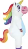 Aufblasbares Aufsitz Einhorn Kostüm für Mädchen Produktbild-Vorschau 9
