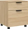 vidaXL Mobiler Aktenschrank mit Rollen Sonoma-Eiche Produktbild-Vorschau 1