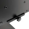 A close-up view of a black metal component with a knob and a sliding bar. Produktbild-Vorschau