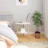 EUGAD Beistelltisch Couchtisch mit 2 Ablagen, Holzbeinen, Produktbild-Vorschau 4