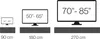 Meuble TV Suspendu Blanc Brillant 270x35x40 cm 3 Modules Voir les images du produit 9