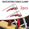 Tischklemmen 2er-Set - Ratschen F-Klemme - Schnellspanner - Produktbild-Vorschau 5