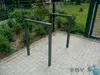 Anlehnbügel aus Rechteckrohr 60 x 40 mm, ohne Querrohr, Produktbild-Vorschau 2