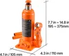 Hydrauliczny podnośnik butelkowy SucceBuy o udźwigu 6 t, Podgląd zdjęcia produktu 8