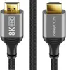 deleyCON 1m 8K HDMI 2.1 Kabel - Nylon Kabel Produktbild-Vorschau 1