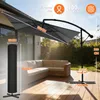 Arvioo Alu Ampelschirm Sonnenschirm + Abdeckung 250 cm, Produktbild-Vorschau 2