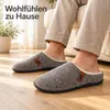 CRELIV Herren Hausschuhe gefüttert, warme Slip-On Produktbild-Vorschau 7