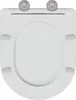 vidaXL Toilettensitz Weiß 47 x 36 x 3,4 cm Duroplast Produktbild-Vorschau 5
