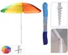 strandsonnenschirm 220 cm Polyester/Aluminium Produktbild-Vorschau 1