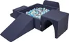 KiddyMoon Spielplatz Aus Schaumstoff Mit 200 Bälle 7cm Produktbild-Vorschau 1