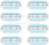 A collection of eight razor blade refills arranged in a grid on a white background. Anteprima dell’immagine prodotto