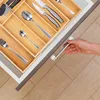 Vassoio portaposate allungabile in bambù, RD48098 Anteprima dell’immagine prodotto 4