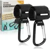 COM-FOUR® 2x Kinderwagen Haken mit rutschfesten Gumminoppen Produktbild-Vorschau 1