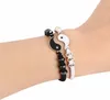 INF Yin-Yang-Anhänger-Halsketten-Armband-Set Silber Produktbild-Vorschau 5