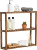 Relaxdays Wandregal, Akazienholz, 3 Ablagen, HBT: 54 x 60 x Produktbild-Vorschau 1