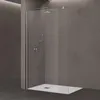 doporro Paroi de Douche à L'italienne Transparent 120cm Voir les images du produit 1