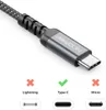 deleyCON 0,15m USB-A auf USB-C Kabel Kurz Ladekabel Produktbild-Vorschau 2