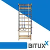 Bituxx Kletterwand Basic Turnwand Klettergerüst Turngerät Produktbild-Vorschau 2