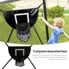 Trampolin-Basketballkorb mit 3 Bällen, Pumpe, wasserdicht, Produktbild-Vorschau 2
