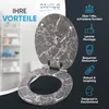 SANILO® WC-Sitz mit Absenkautomatik und Schnellverschluss Produktbild-Vorschau 2
