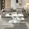 Merax Hochglanz Couchtisch aus MDF, Wohnzimmertisch mit Produktbild-Vorschau 3