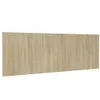 vidaXL Nástenné čelo Sonoma dub 240x1,5x80 cm odvodený Náhľad obrázku produktu 1