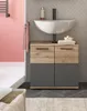 Xonox.Home Mason Waschbecken Unterschrank in Nox Oak / Grau Produktbild-Vorschau 5