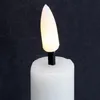 Lumineo Batterie LED Stabkerzen Weiß Ø 2,2 cm Höhe 14,5 cm Produktbild-Vorschau 8