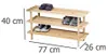 Kesper 69723, Otevřený, Dřevo, Dřevo, 3 police/polic, Náhled obrázku produktu 7