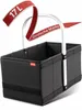 Aluminium Picknickkorb, 40 x 24 x 20 cm, schwarz Produktbild-Vorschau 4