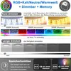 Badspiegel mit RGB 70×50cm Kalt/Neutral/Warmweiß dimmbar Produktbild-Vorschau 3