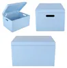 Caja de madera azul con tapa Creative Deco XXL, caja de Vista previa de la imagen del producto 5