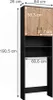 Waschmaschinenschrank Vicco Irma Goldkraft Eiche/Anthrazit Produktbild-Vorschau 7