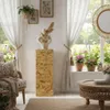 Colonne décorative en OSB, colonne de fleurs pour le salon, Voir les images du produit 3