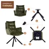 Duhome Sedia da pranzo girevole a 360° Set di 2 poltrone Anteprima dell’immagine prodotto 8