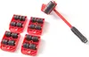 5PCS Těžký typ nábytku Stěhovací systém Zvedací nástroj 4 Náhled obrázku produktu 1
