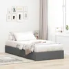 vidaXL Coffret de lit avec rangement, gris foncé, 90 x 200 Voir les images du produit 2