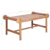 vidaXL Couchtisch 100x50x45 cm Massivholz Teak Produktbild-Vorschau 6