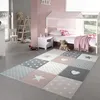 Kinderzimmer Teppich Spiel & Baby Teppich Herz Stern Punkte Produktbild-Vorschau 1