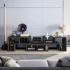 A modern living room with a TV stand and various decorative items. Náhled obrázku produktu