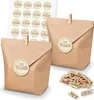 itenga SET Geschenktüten "Vegan" unlackiert (Motiv 112) 24 Produktbild-Vorschau 1