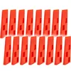A collection of orange plastic wedges arranged in two rows against a white background. Produktbild-Vorschau