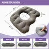 Orthopädisches Memory Foam Sitzkissen mit Coccyx-Entlastung Produktbild-Vorschau 6