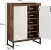 Tribesigns Schuhschrank mit 2 Türen, 75x35x105cm, Produktbild-Vorschau 7