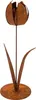Rostikal Décoration de jardin Fleur vintage 27 cm Voir les images du produit 1