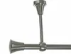 Gardinenstange Set Edelstahl Look Metall Ø 16mm zur Produktbild-Vorschau 1