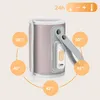 A pink baby bottle warmer with temperature indicators around it. Produktbild-Vorschau