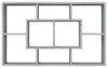 vidaXL Wandregal Grau Sonoma 85x16x52,5 cm cm Holzwerkstoff Produktbild-Vorschau 5