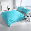 Mikrofaser Bettwäsche Set 135x200 cm Wendebettwäsche Petrol Produktbild-Vorschau 4