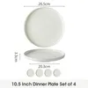 Teller set 4er Ø26,5 cm Keramik Essteller Steakteller Produktbild-Vorschau 2